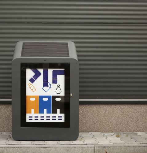 Nowoczesne miasta przyszłości Smart City 3.0 będą posiadały multimedialne kosze na śmieci